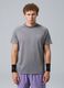 Graues Sport-T-Shirt ALTAVIA COURT aus technischem Material_0