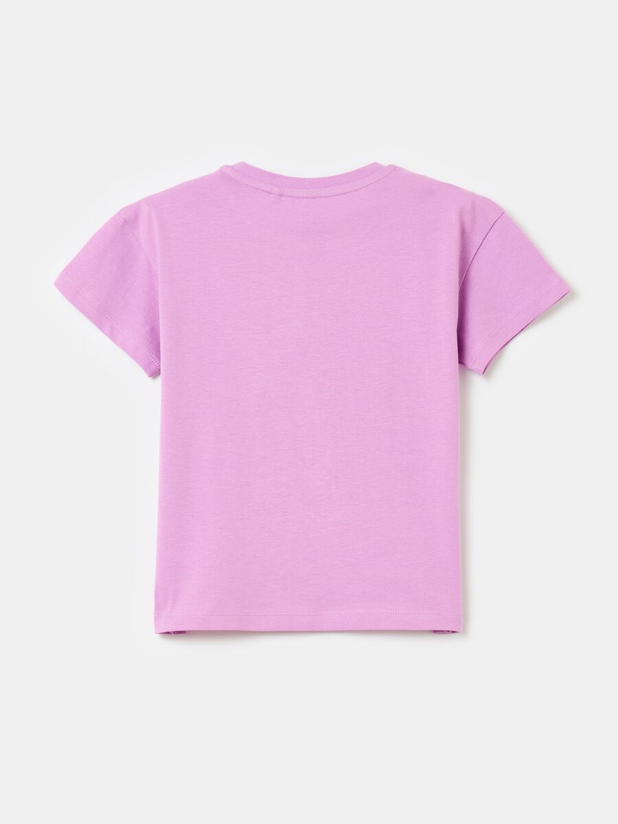 Camiseta de algodón con estampado y strass_1