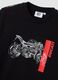 Black pure cotton Ducati print T-shirt, regular fit_1
