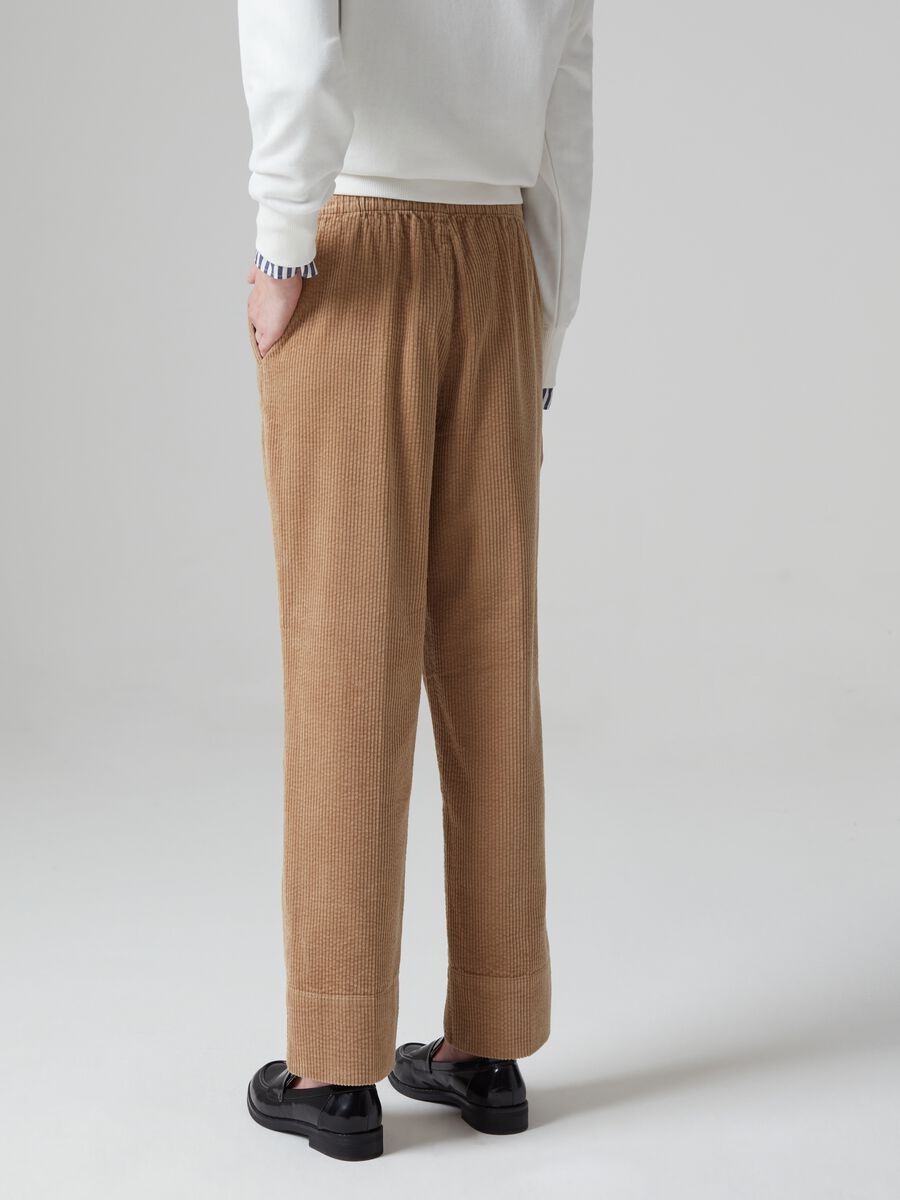 Straight-fit joggers in corduroy_2