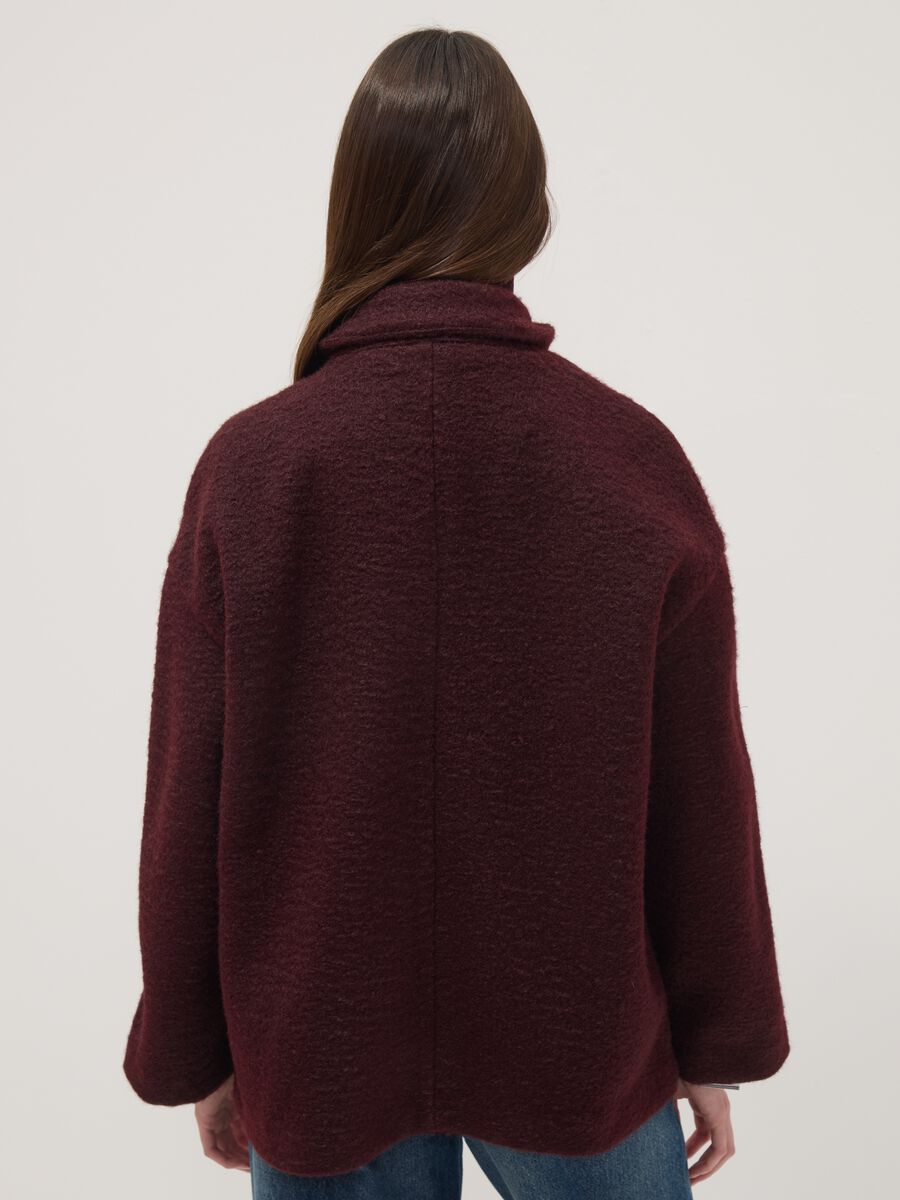 Red jacket with zip and press studs_3