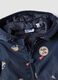 Giacca blu con cappuccio e zip con stampa orsetti per neonato_3