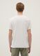 White pure cotton regular fit T-shirt with henley collar_1