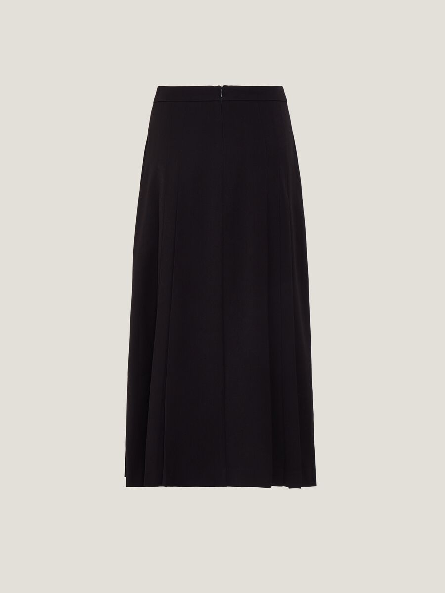 Midi skirt with darts and buttons_2