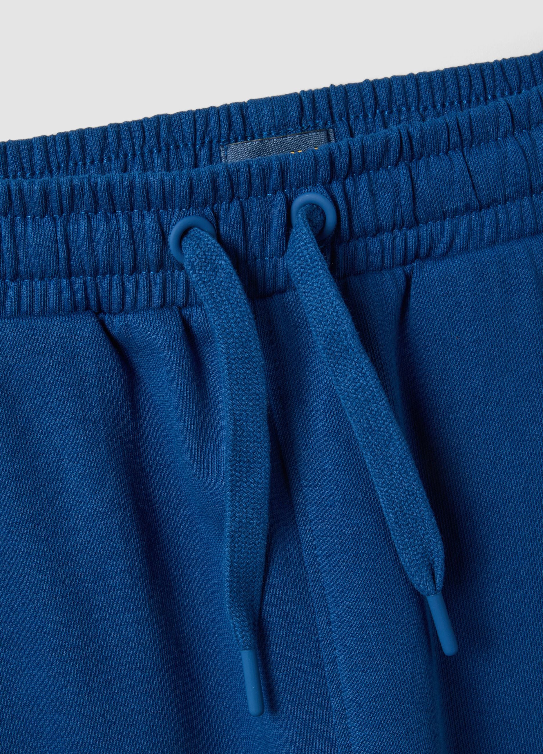 Blaue Jogginghose aus Bio-Baumwolle