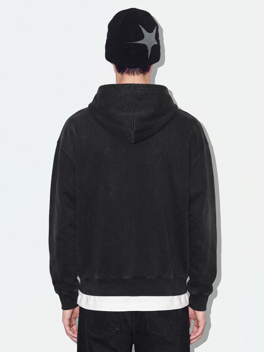 Grey oversized 100% cotton hoodie with &ldquo;A Nightmare On Elm Street&rdquo; print_3