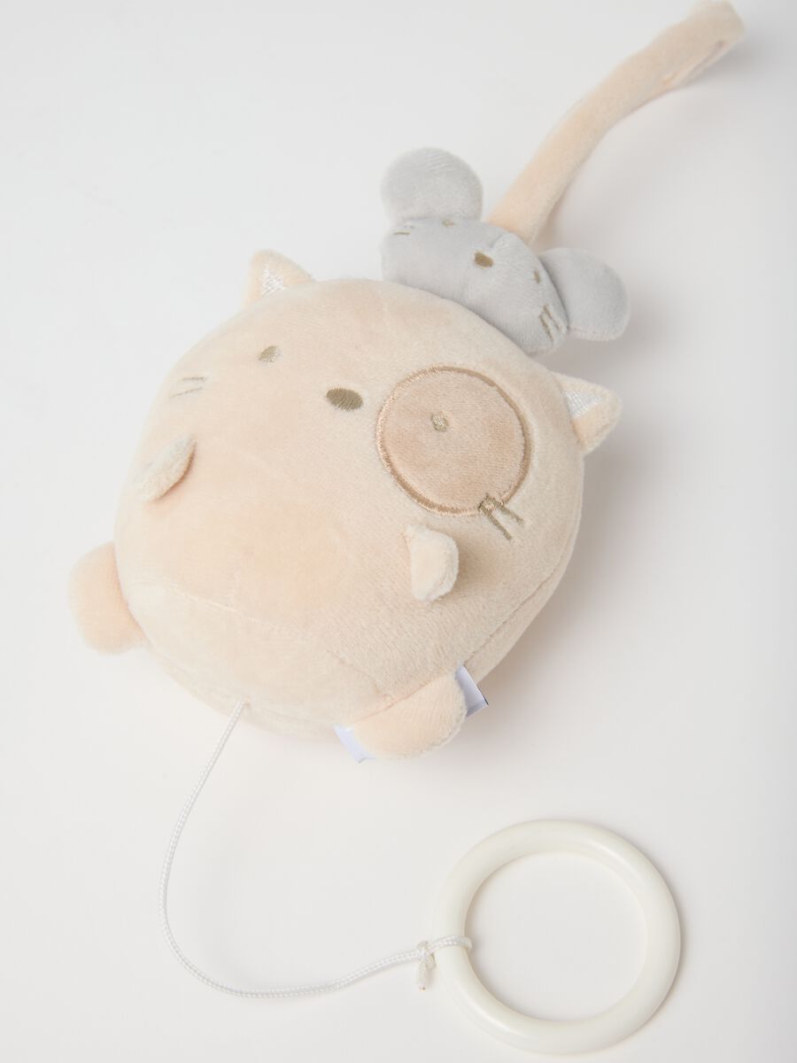 Beige Velour Musical Box_1