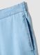 Blaue Jogger aus reinem Lyocell Regular Fit_5