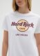 White T-shirt in pure cotton with Hard Rock Cafe print_3