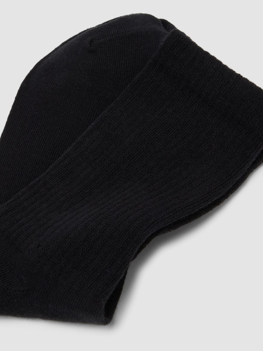5er-Pack schwarze Sportsocken aus Bio-Baumwolle_1