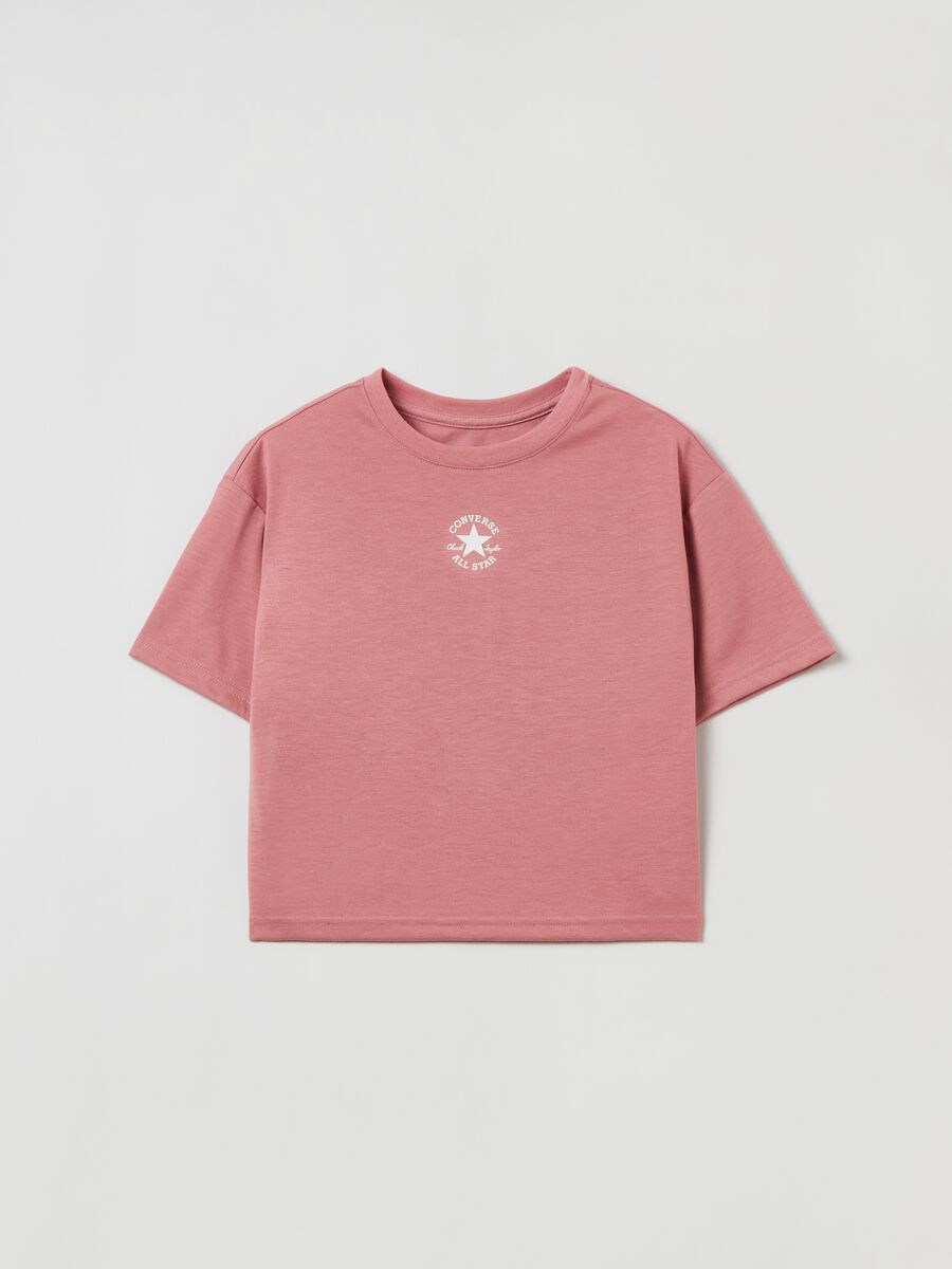 Boxy fit T-shirt with Chuck Patch logo print_0