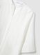 White viscose-blend shirt with mandarin collar_1