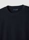 Black pure cotton crew neck T-shirt regular fit_5