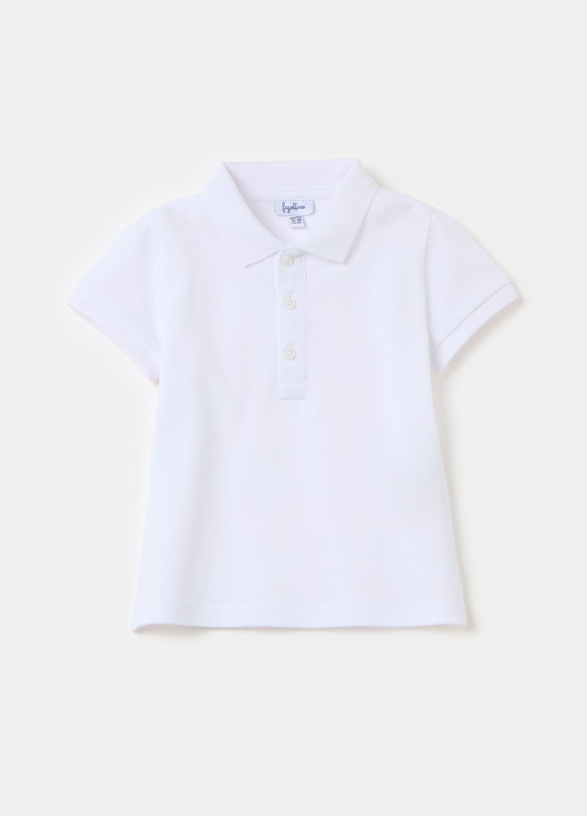 Polo shirt in cotton pique