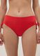 Red bikini bottoms in stretch fabric with side ties_1