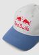 White pure cotton baseball cap with New York Red Bulls embroidery_2
