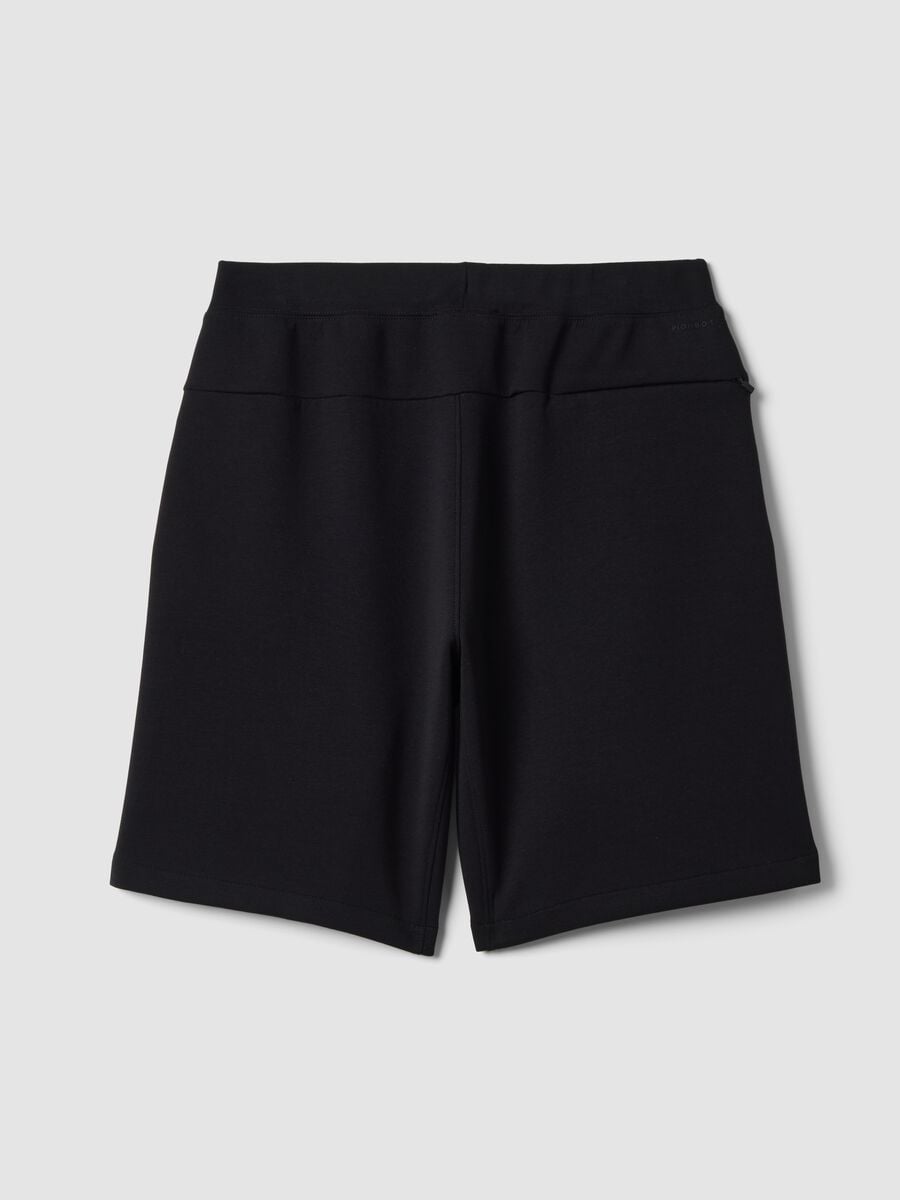 Breathable black 2-way stretch shorts_6