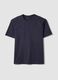 Navy pure cotton relaxed-fit T-shirt_4