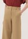 Beige straight-leg stretch viscose trousers_3