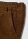 Pantaloni marroni in puro cotone regular fit_2