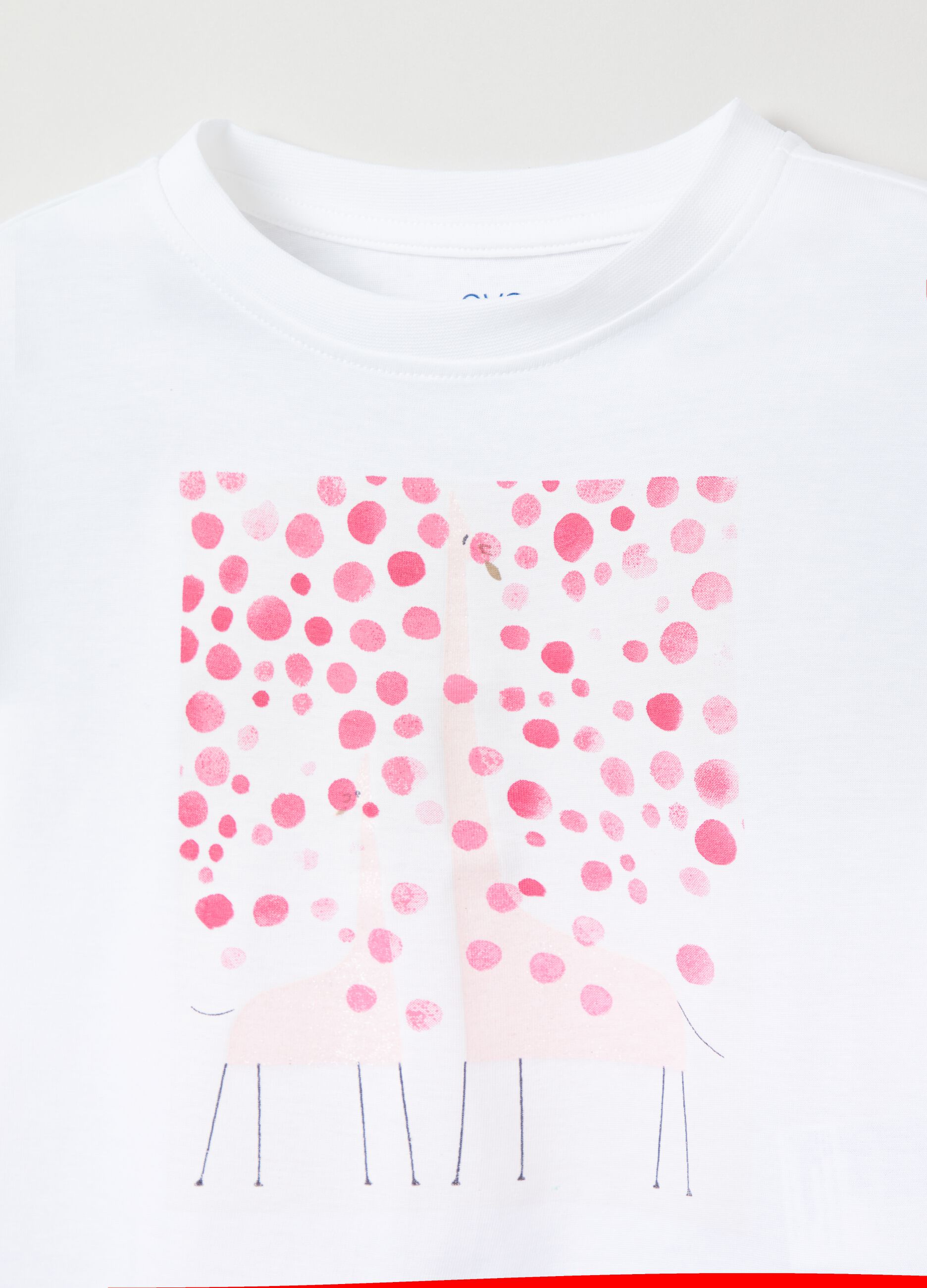 Sleeveless T-shirt with print