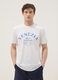Wei&szlig;es T-Shirt aus reiner Baumwolle mit Frontprint, Regular Fit_2