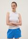 White fitted ribbed stretch cotton tank top_2
