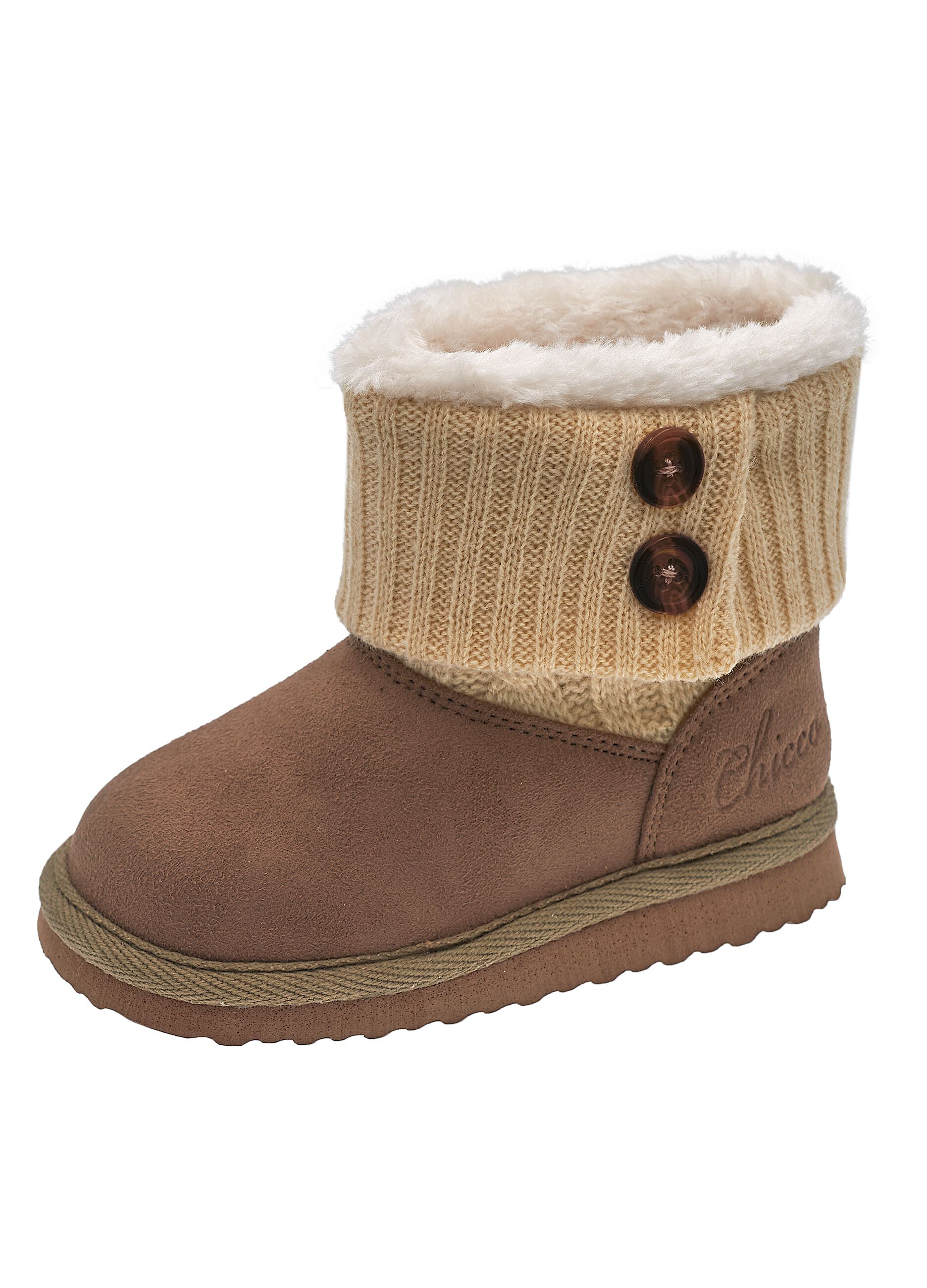Chicco Brown Booties for Girls
