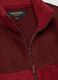 Red fleece sweatshirt with collar and zip, regular fit_1