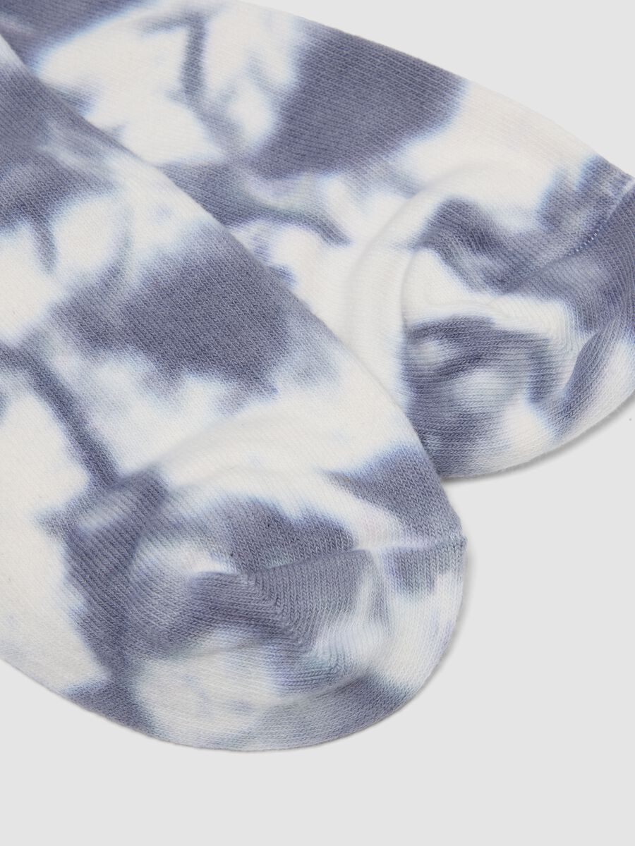 Multicolor-Sportsocken aus elastischer Baumwolle mit Tie-Dye-Effekt_1