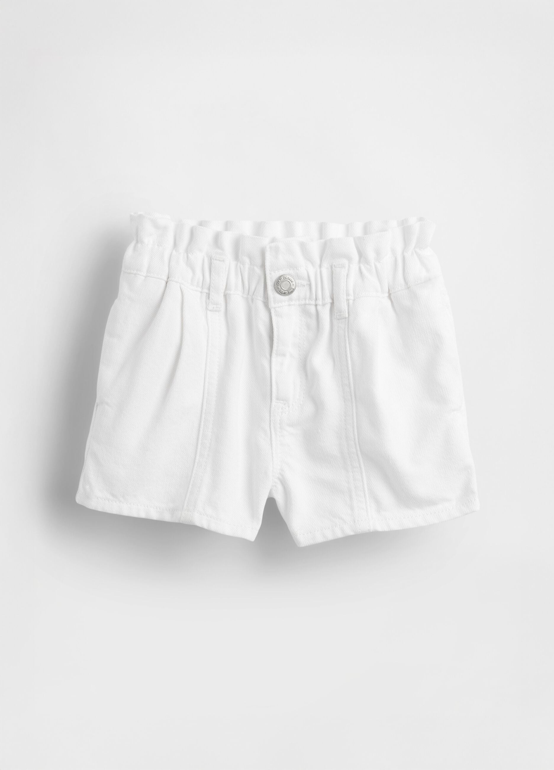 Cotton and lyocell blend shorts