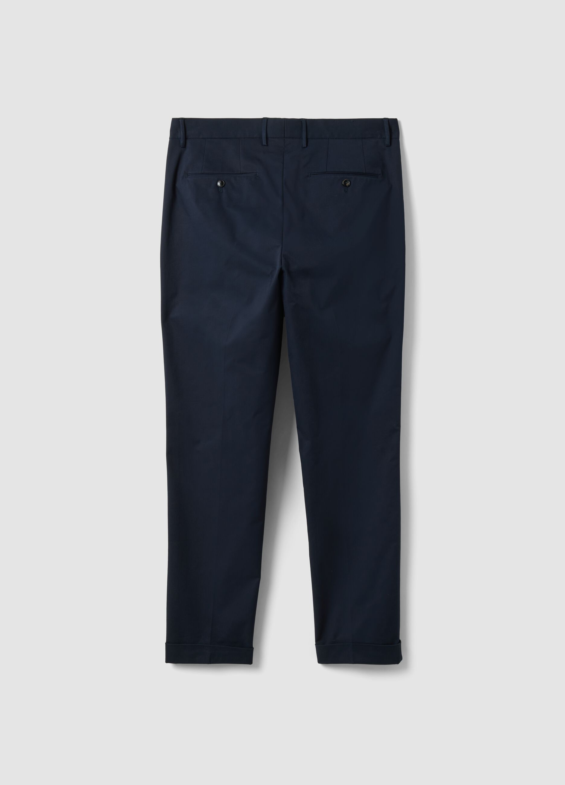 &Mu;&pi;&lambda;&epsilon; chino &pi;&alpha;&nu;&tau;&epsilon;&lambda;ό&nu;&iota; &alpha;&pi;ό &epsilon;&lambda;&alpha;&sigma;&tau;&iota;&kappa;ό &beta;&alpha;&mu;&beta;&alpha;&kappa;&epsilon;&rho;ό twill, regular fit