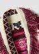 Girls&rsquo; multicolour jacquard cardigan with deep V-neck_1