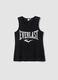 Top de al&ccedil;as preto em algod&atilde;o puro com ajuste regular e logo Everlast_4