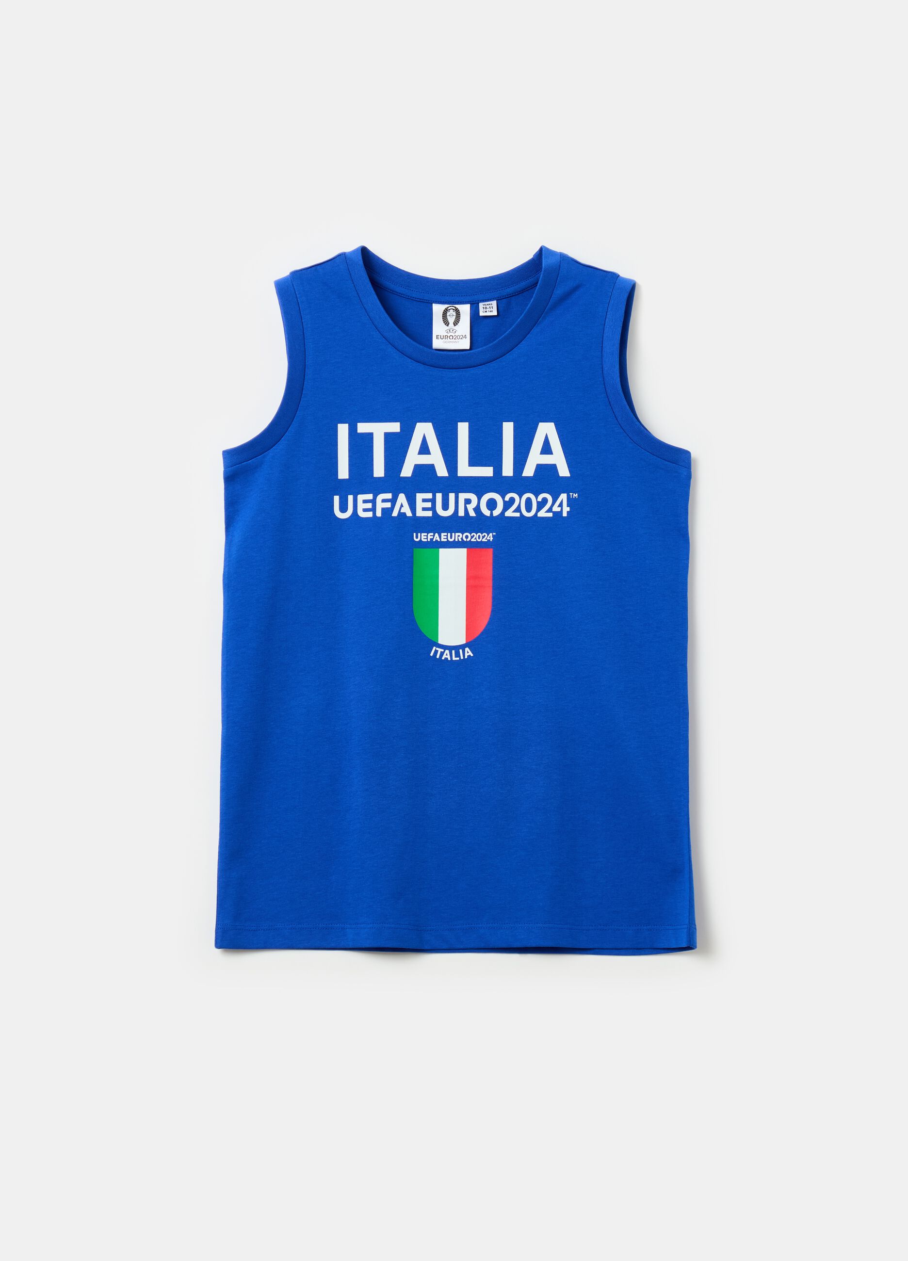 Racerback vest with UEFA Euro 2024 Italy print