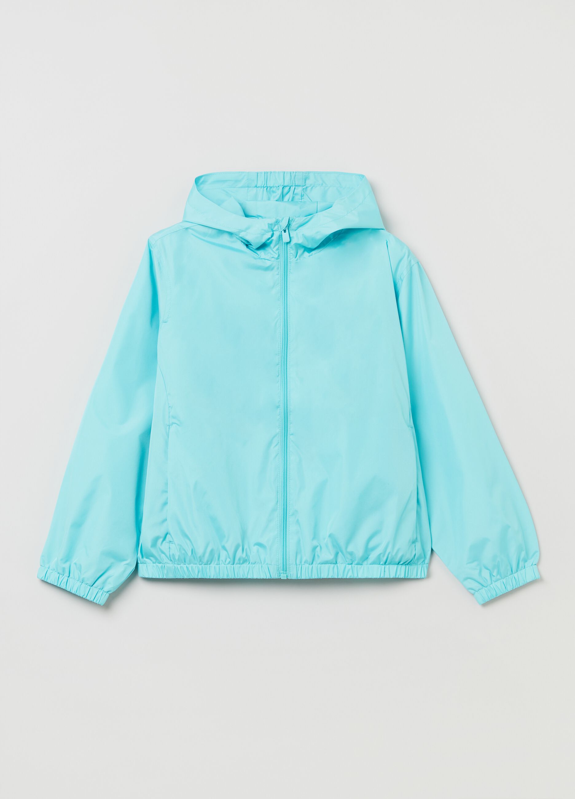 Waterproof jacket with hood