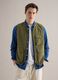 Regular fit green gilet with zip and front pockets_2