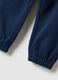 Girl's Blue Cotton Jogger Trousers with Regular Fit_3