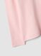 T-shirt rosa in puro cotone organico con collo rialzato e stampa animaletti_3