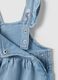 Baby-M&auml;dchen Latzhose in hellblauem Denim mit regul&auml;rer Passform_2