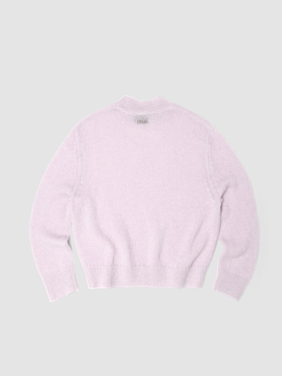 Light Pink Mohair Crew-Neck Jumper_5