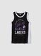 Black pure cotton vest top_3