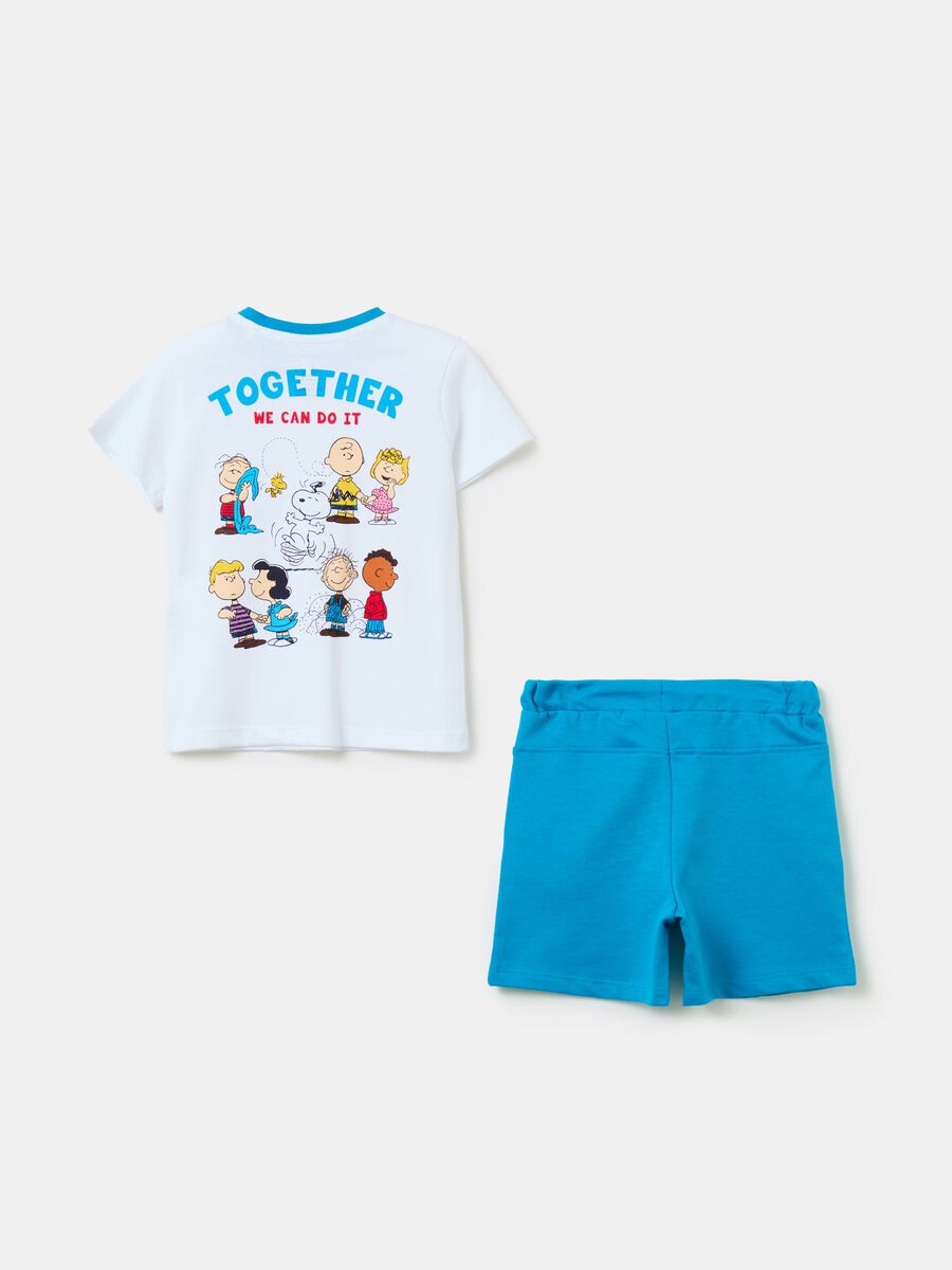 Cotton jogging set with Snoopy print_1