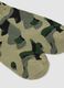 Chaussettes de sport vertes en coton stretch camouflage_2