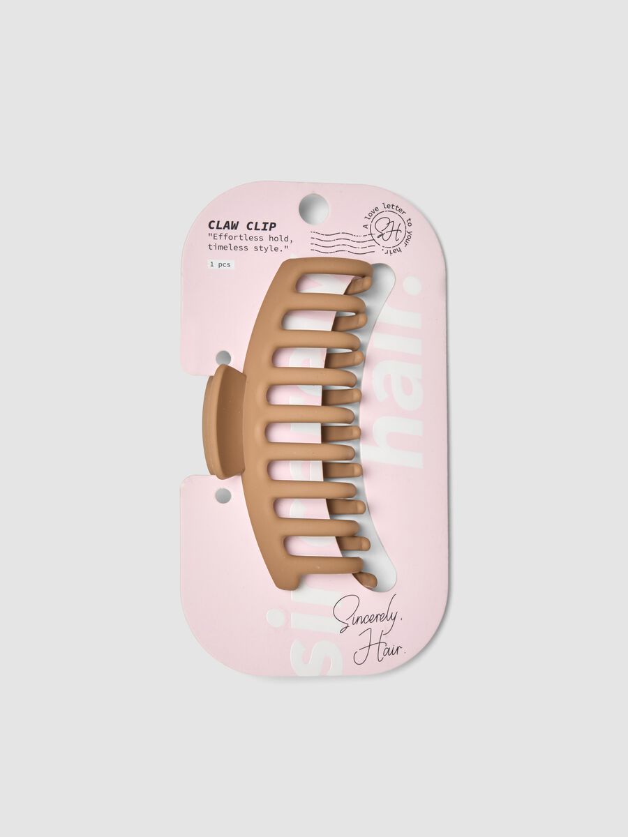 SINCERELY HAIR Grande pince crab mocha_0