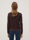 Brauner Pullover aus Viskosemix mit langen &Auml;rmeln_3