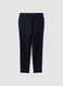 Blue pinstripe double-breasted stretch viscose suit_8