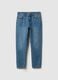 Pure Cotton Blue Denim Regular Fit Jeans_4