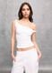 White Asymmetrical Tank Top_2