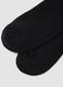 2er-Pack schwarze Socken aus elastischer Bio-Baumwolle mit Muschelsaum_2